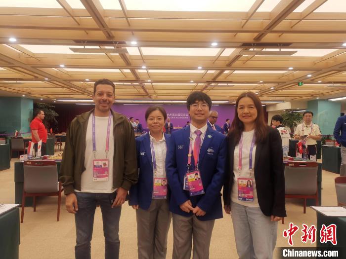 （杭州亚运会）表姐弟三人久别重逢 齐聚杭州亚运会棋类馆