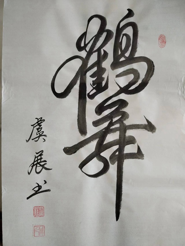 第八届“鸿儒杯”海峡两岸书画大赛金奖虞展作品赏析