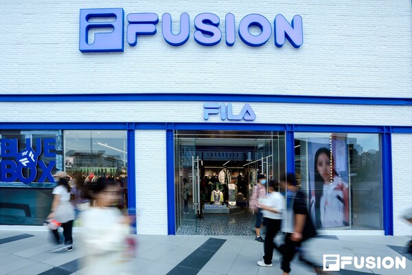 FILA FUSION首家潮流运动概念店FUSION BLUE BOX启幕