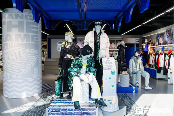 FILA FUSION首家潮流运动概念店FUSION BLUE BOX启幕