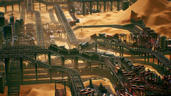 汽笛长鸣！铁路建造自动化游戏《异星铁路》现已登陆Steam