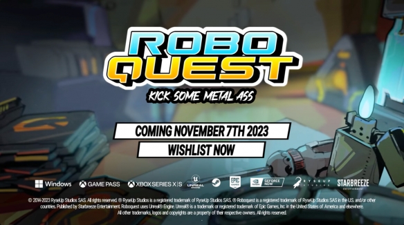 《Roboquest》将于11.7在Steam、Epic和Xbox上推出！