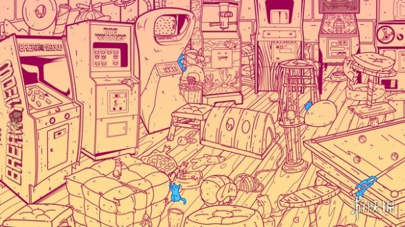 终极萌宠寻物游戏《电玩街机满是猫》免费登陆Steam