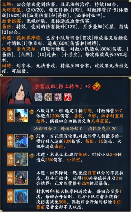 《火影忍者：忍者新世代》全新SS忍宇智波斑[秽土转生]——忍者攻略&阵容推荐