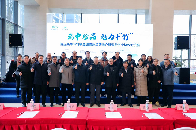 黔山笋韵，共谱新篇，清远西牛麻竹笋走进贵州品牌推介暨产销对接会成功举办！
