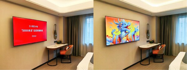 王小慧万龙艺术走进首旅如家，打造红红火火中国龙年春节