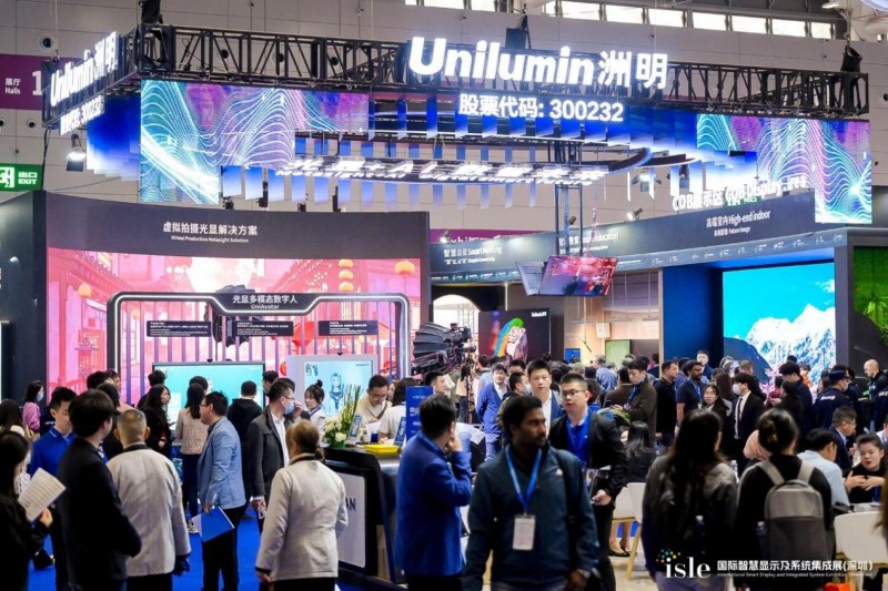 ISLE 展会直击：光显+AI，洲明科技引领LED行业数智未来