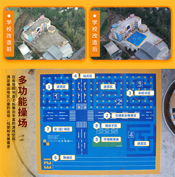 三米粥铺携手美团公益，共筑乡村儿童操场梦