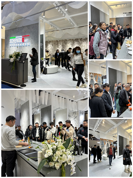 意大利施恩德岩板闪耀上海建博会，启动“岩遇·意境”艺术共创之旅