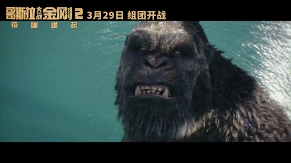 《哥斯拉大战金刚2》曝中国独家预告 大量的新画面！