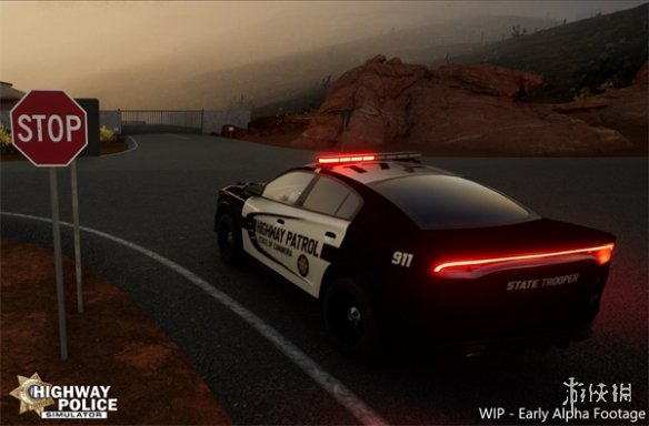 《公路警察模拟器》上架Steam页面：模拟美国警察日常