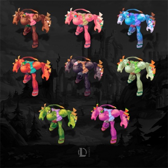 《LOL》愚人节皮肤曝光：榴莲龙龟、鳄鱼科加斯登场