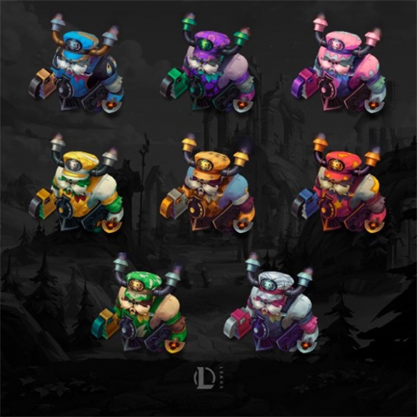 《LOL》愚人节皮肤曝光：榴莲龙龟、鳄鱼科加斯登场