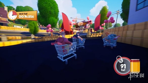 联机恶搞竞速新作《懒虫：荣耀手推车》上架Steam！