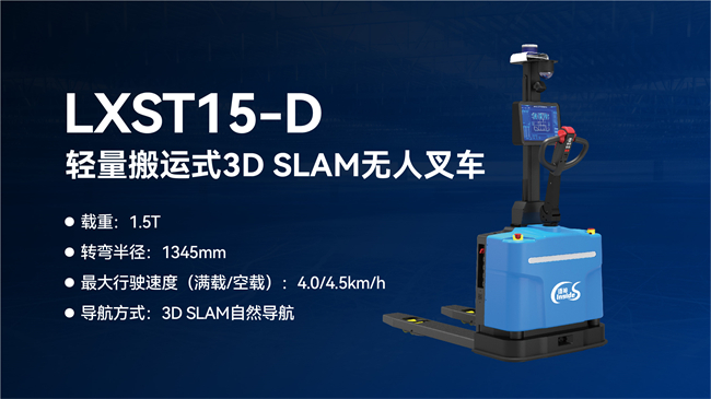 镭神智能全系列3D SLAM无人叉车/AMR助力发展新质生产力