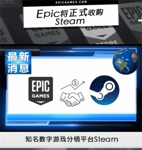 Epic发布愚人节整活节目：收购Steam 小黄油免费发售