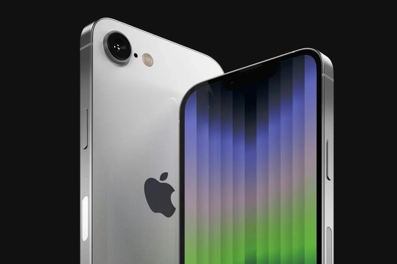 苹果iPhone SE 4渲染图曝光：取消Touch ID+刘海！