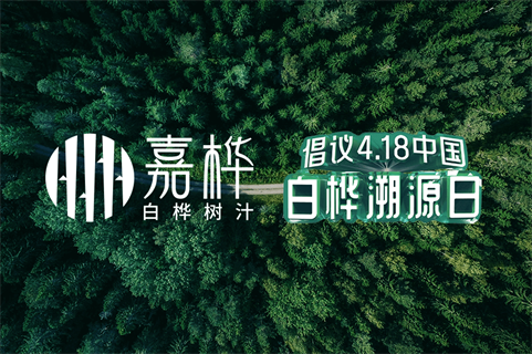 嘉桦深耕白桦树汁鲜饮赛道，倡议418中国白桦溯源日