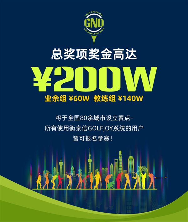 总奖额200万！2024衡泰信杯·全民室内高尔夫公开赛重磅开赛！