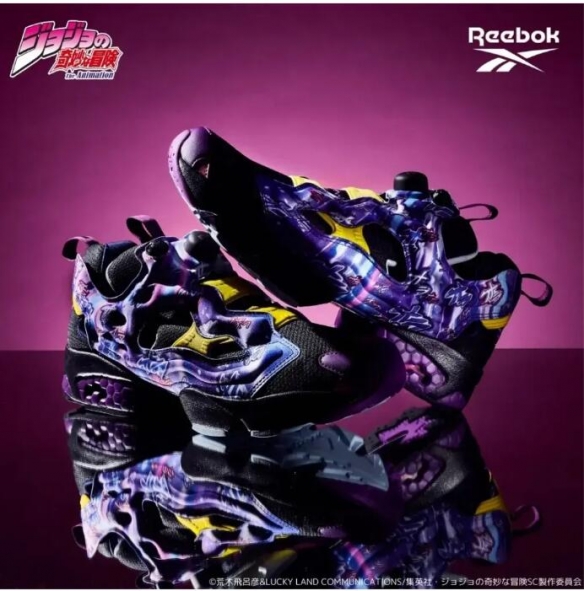 Reebok 与《JOJO 的奇妙冒险》合作 藉由鞋型打造联名