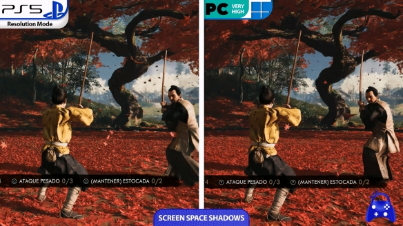 《对马岛之魂》PC/PS5画面对比 PS版优化略逊一筹！
