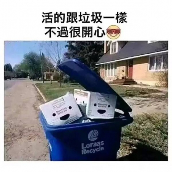 这才是我想要的007！囧图 520一起去垃圾桶捡垃圾吗