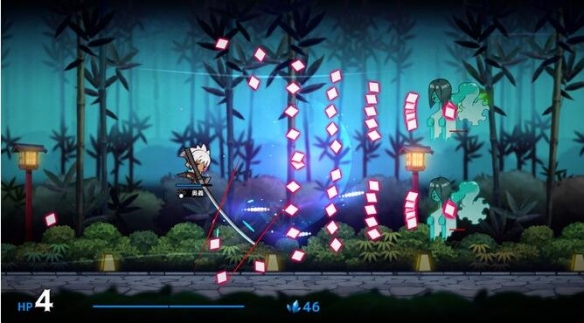 横版动作射击新游《百合太刀降魔传》试玩版登陆Steam