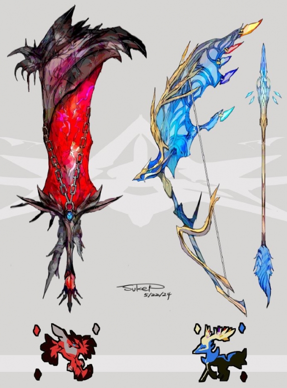 推特用户MonsterOfSukeP分享“宝可梦武器化设计”！