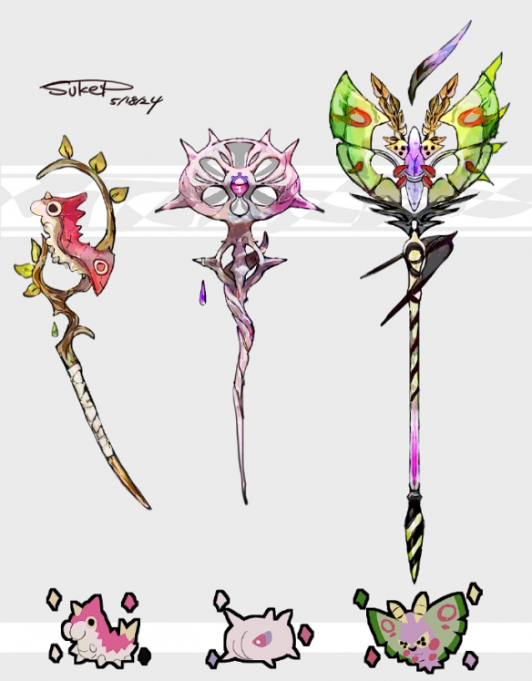 推特用户MonsterOfSukeP分享“宝可梦武器化设计”！