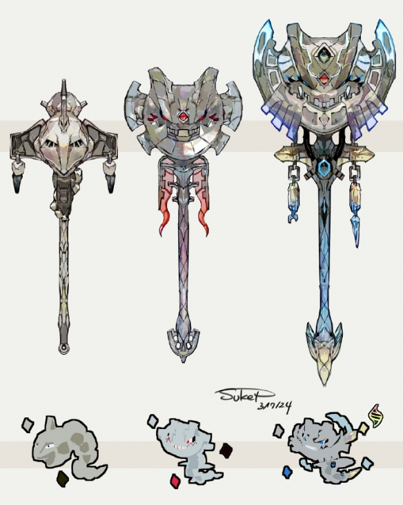 推特用户MonsterOfSukeP分享“宝可梦武器化设计”！