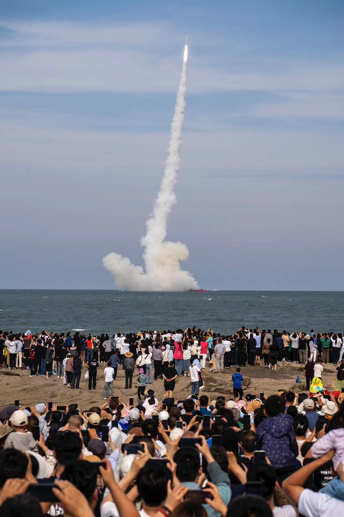 一箭四星！天启星座4颗卫星在海上成功发射