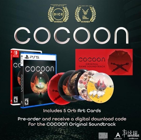 TGA获奖游戏《Cocoon》将在NS/PS5平台推出实体版！
