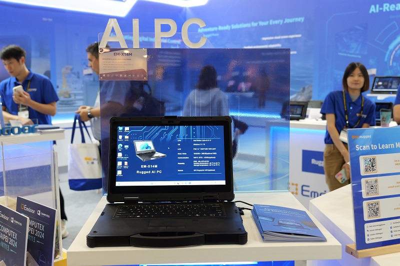 亿道三防工业AIPC及户外三防手机平板新品亮相2024台北国际电脑展