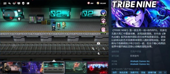 生死一线×动作RPG《夜街酷斗》Steam页面上线 发售日待定