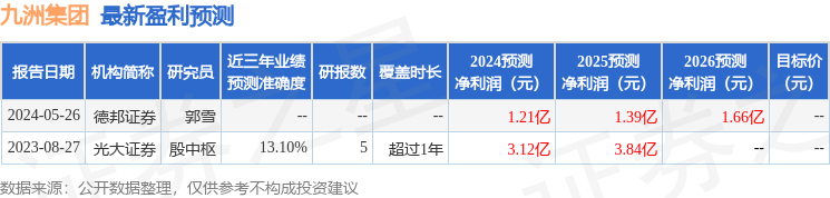 九洲集团：6月13日接受机构调研，华泰证券、宁波知远投资管理有限公司等多家机构参与