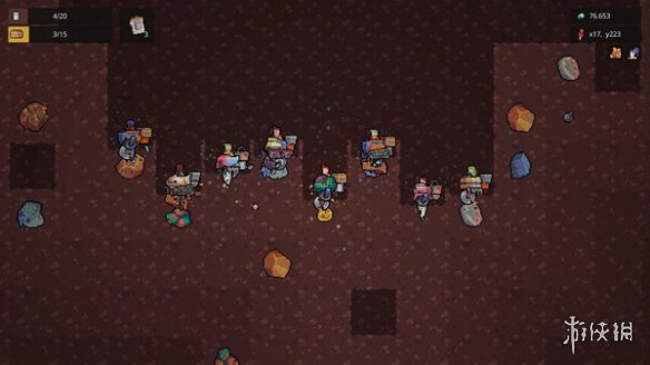 横向滚屏游戏《Super Mining Mechs》Steam页面上架