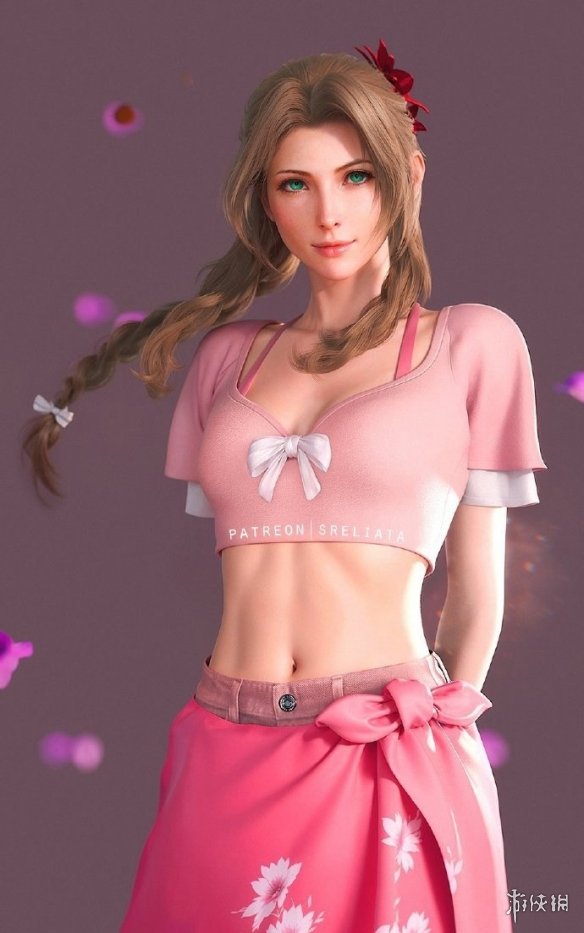 太美了！博主自制《最终幻想7》蒂法和爱丽丝3D美图