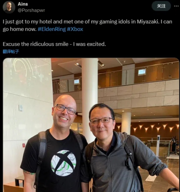 宫崎英高：游戏成功后生活发生了变化总是被粉丝认出