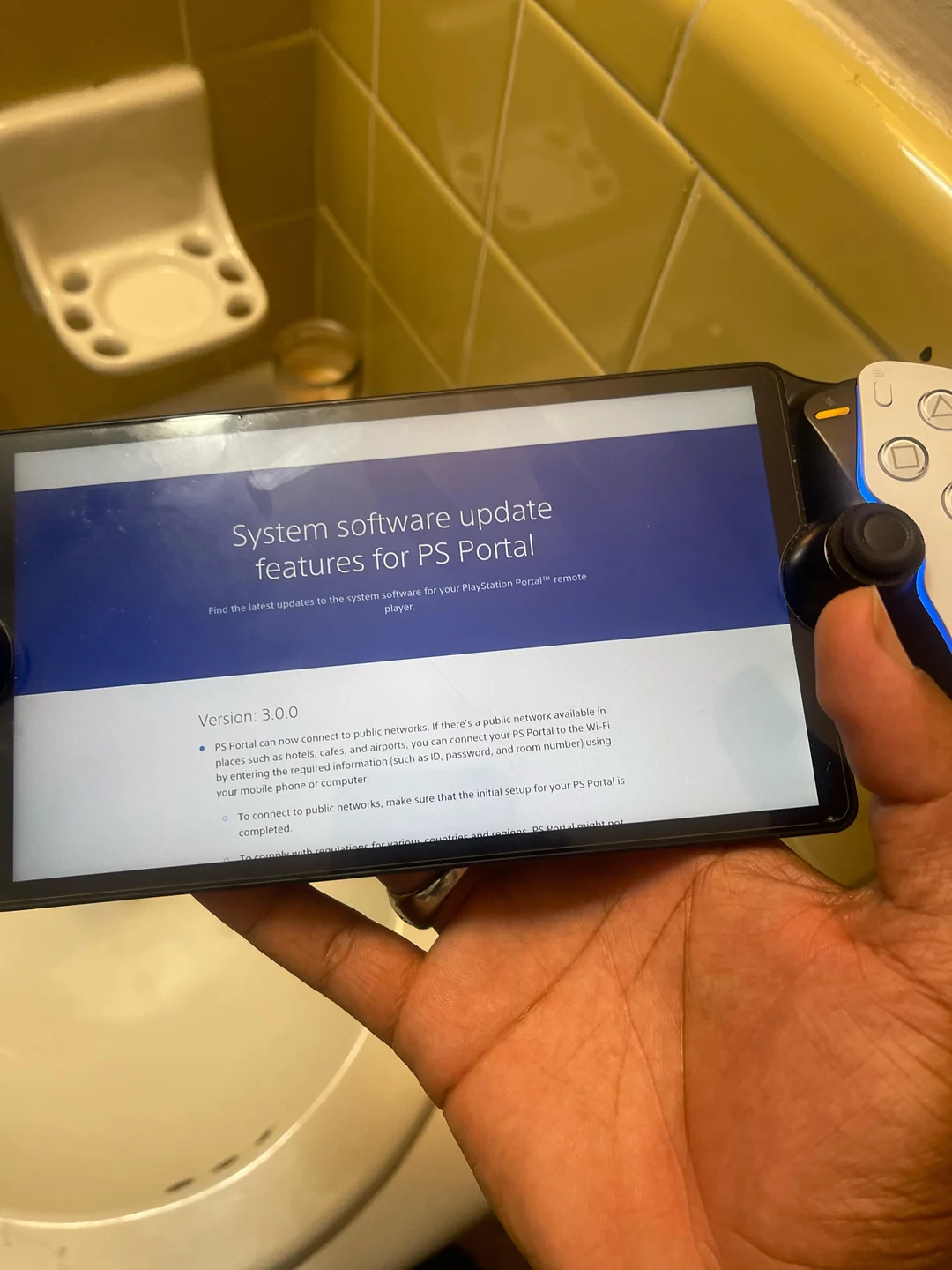 PlayStation Portal 3.0.0更新链接有问题 导致变砖