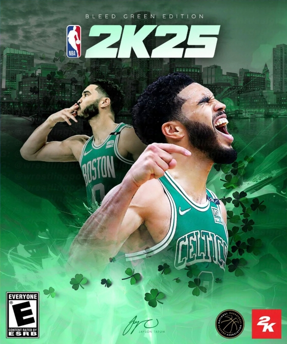 冠军效应？《NBA 2K25》暗示塔图姆将成为封面球星