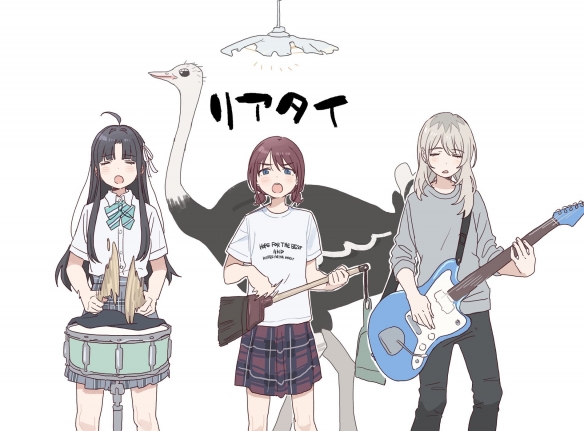 《GIRLS BAND CRY》角色设计「手島nari」插画展示