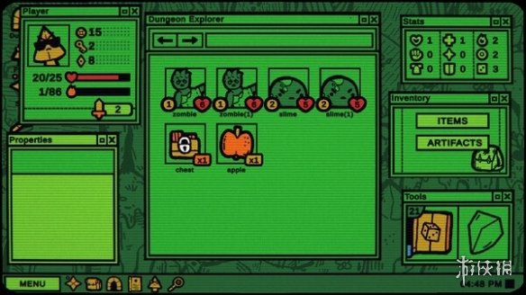 肉鸽类地牢探索游戏新作《Folder Dungeon》明年发售