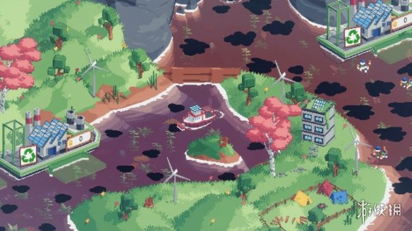 小清新休闲游戏《溢出》已在Steam平台推出试玩Demo