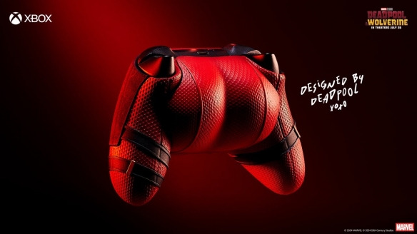 《死侍》限定款Xbox手柄公布 贱贱的圆润翘臀造型！