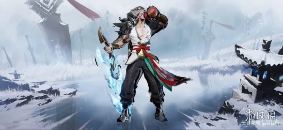 《王者荣耀》夏侯惇水墨武侠皮肤“霜北刀”演示公开