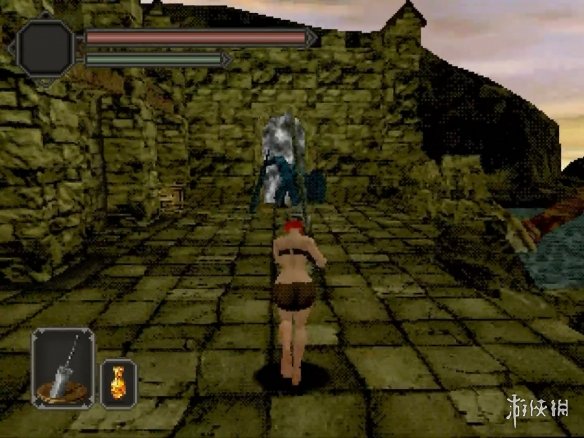 马赛克の情怀!《黑暗之魂2》PS1画质“降级版”演示