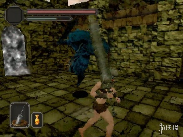 马赛克の情怀!《黑暗之魂2》PS1画质“降级版”演示