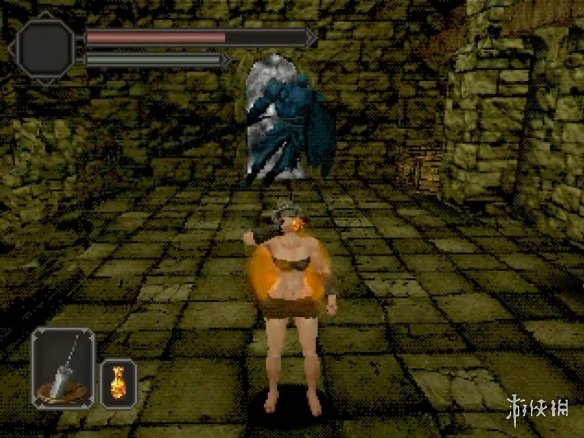 马赛克の情怀!《黑暗之魂2》PS1画质“降级版”演示