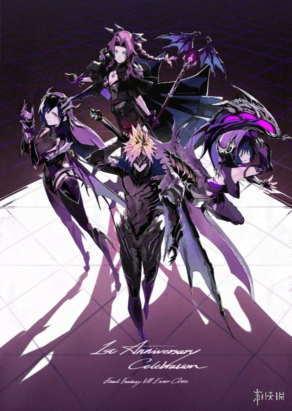 《最终幻想7EC》一周年！全新艺术图、服装设计图公布