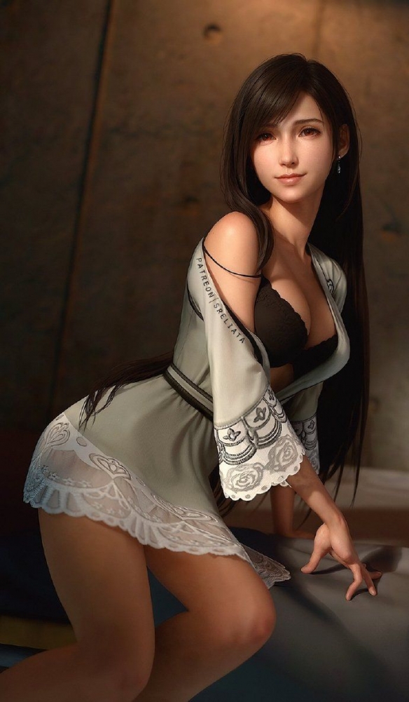 完美身材性感迷人！《最终幻想7》蒂法、爱丽丝3D美图